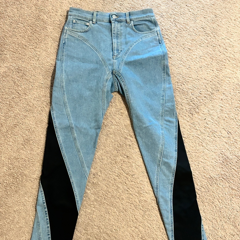 Mugler x H&M Spiral Jeans size 10